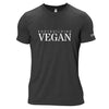 Bodybuilding Vegan Unisex Tri-Blend Black T-Shirt - 100% for Charity!