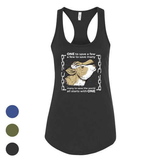 I AM ONE: GLEN Women's Racerback Tank - Available in 3 Colors