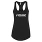 Ladies #VEGAINZ Black Racerback Tank - 100% for Charity!